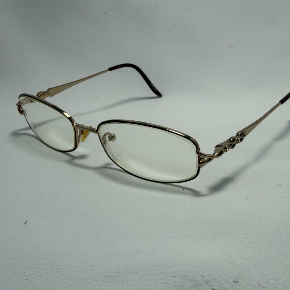 BOGO Joan Collins Burgundy Eyeglasses - Frames Only